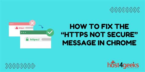 how to fix the https not secure message