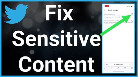 how to fix twitter not showing sensitive content