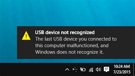 how to fix usb device not recognized in windows 10 using cmd
