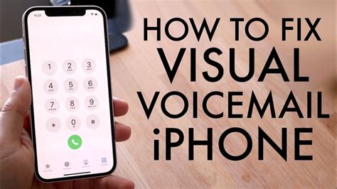 how to fix visual voicemail on iphone