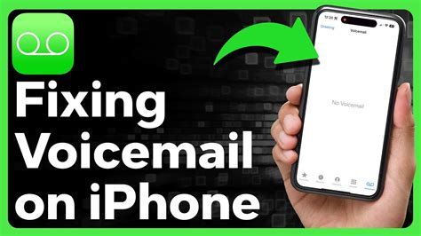 how to fix voicemail on iphone