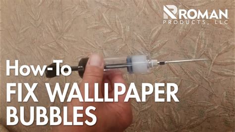 How To Fix Wallpaper Bubbles