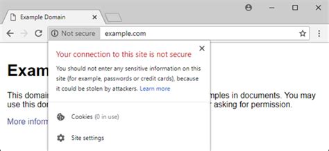 how to fix website is not secure error in chrome