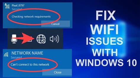 how to fix wifi not working on windows 10