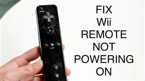 how to fix wii controller not turning on