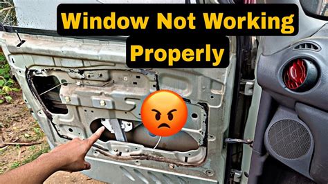 how to fix window not working in car