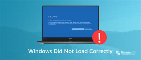 how to fix windows not loading properly