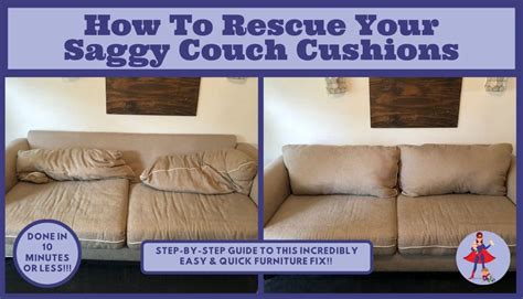 How To Fix Your Sagging Sofa