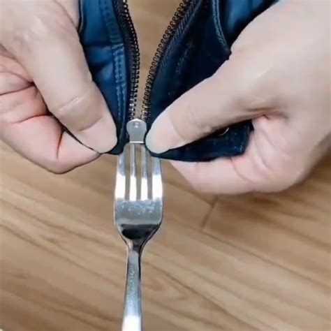 How To Fix Your Zipper With A Fork