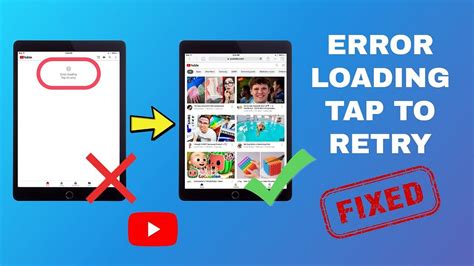 how to fix youtube error loading