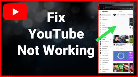 how to fix youtube is not working