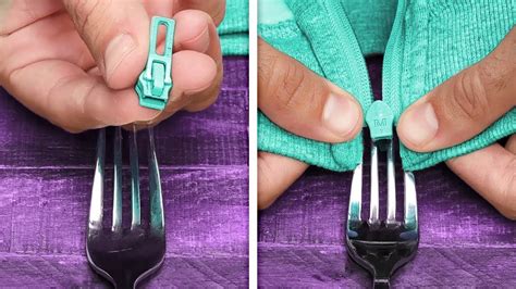 How To Fix Zipper With Fork