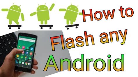 how to flash an android phone using another phone without a computer