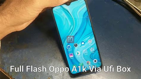 How To Full Flash Oppo A1k CPH1923 With Ufi Box MTK Full Flashing YouTube