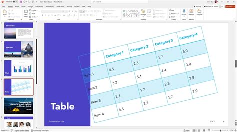 How To Flip A Table In Powerpoint