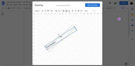 how to flip font in google docs