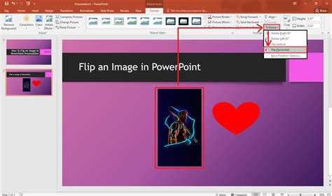 How To Flip Image Horizontally In Powerpoint