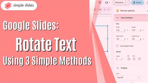 how to flip text backwards in google slides