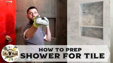 How To Float A Shower Wall