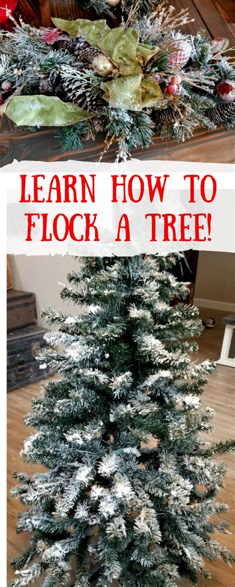 How To Flock A Tree With Flour