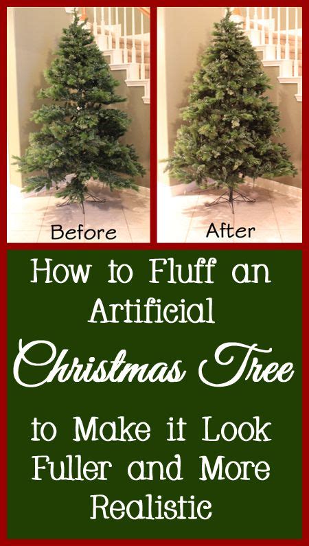 How To Fluff An Artificial Christmas Tree Into The Correct Shape