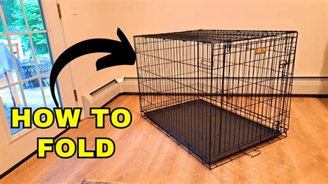 How To Fold A Folding Dog Crate