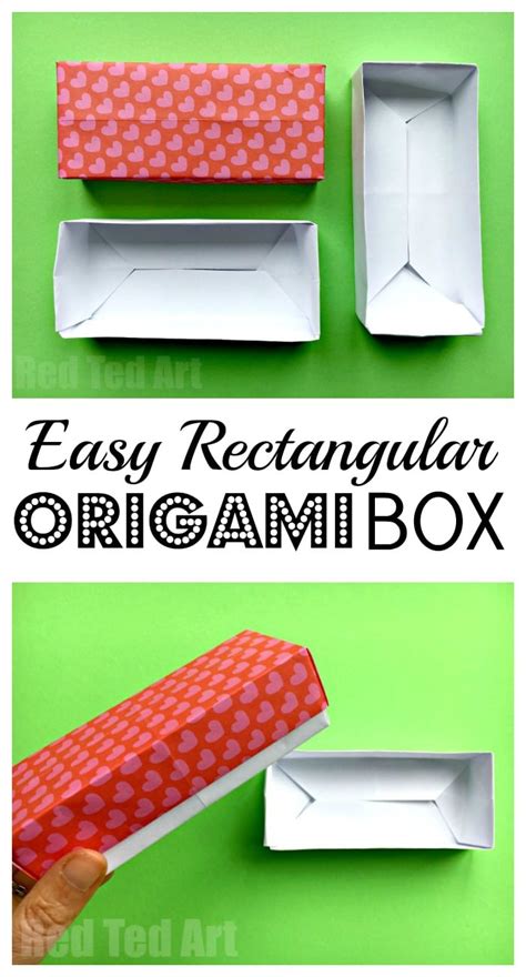 How To Fold A Rectangle Box With Paper