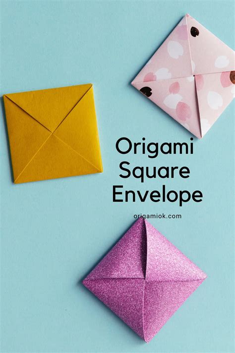 How To Fold A Square Envelope