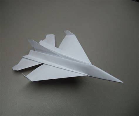 how to fold an f16 paper airplane