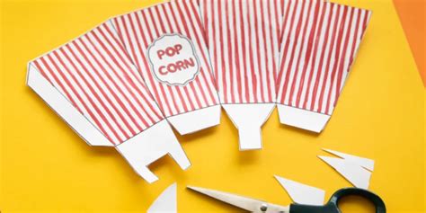 how to fold bottom of popcorn box