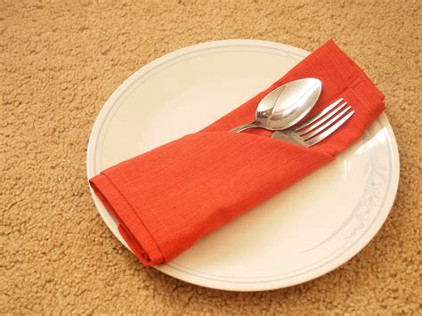 How To Fold Cloth Napkins With Silverware Inside