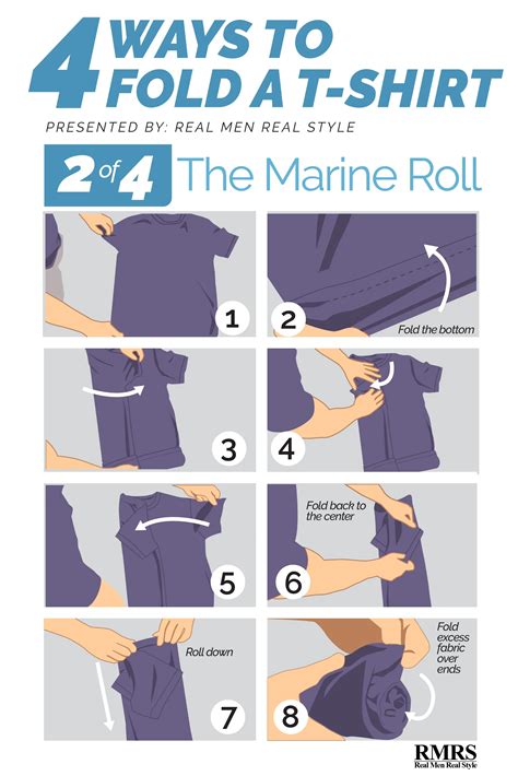 How To Fold Clothes In A Roll