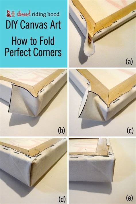 How To Fold Corners When Stretching Canvas
