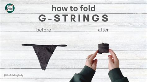How To Fold G Strings