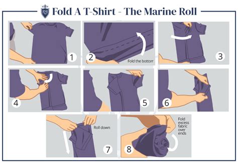 How To Fold Shirts In A Roll