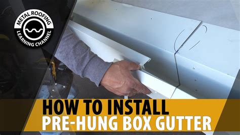how to fold the end of a box gutter