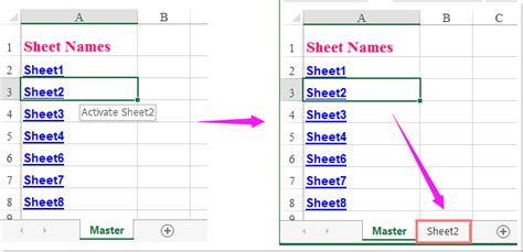 how to follow hyperlink to hidden sheet in excel without vba