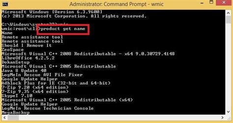 how to force uninstall a program using cmd