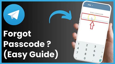 how to forgot passcode in telegram