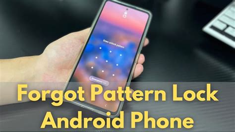 how to forgot pattern on android