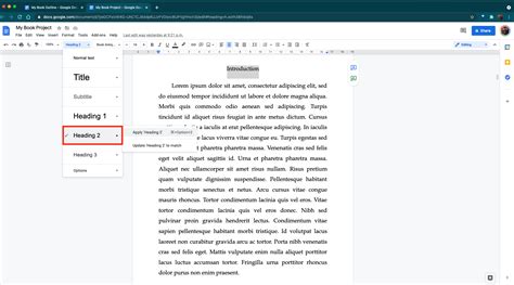 how to format a 6x9 book in google docs