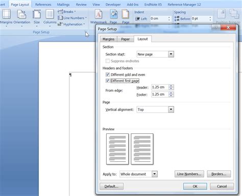 how to format all pages the same in word