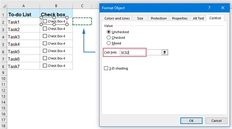 5 Ways Format Excel Checkboxes