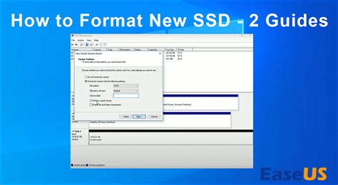 How to Initialize and Format a New SSD in windows 10 YouTube