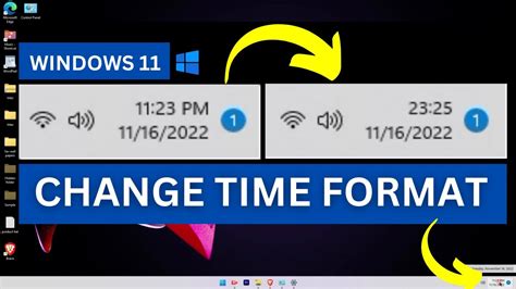 how to format time in windows 11