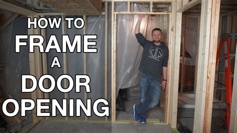 How To Frame A New Door In An Existing Wall