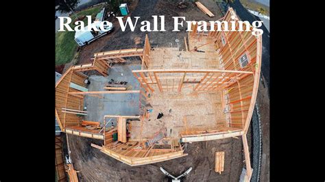 How To Frame A Rake Wall