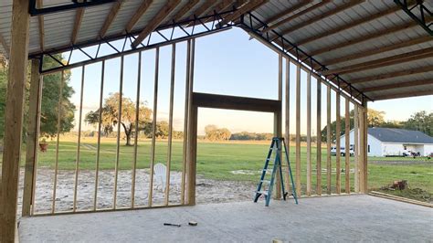 How To Frame A Wall In A Pole Barn