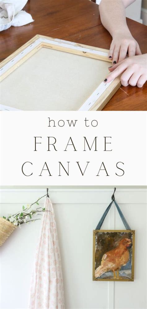 How To Frame Canvas Sheets