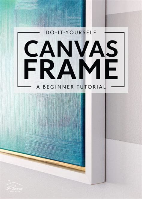 How To Frame Framed Canvas